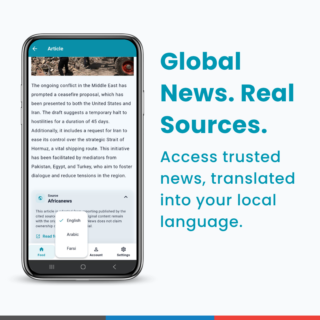Nili News app article feed screenshot